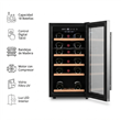 Cava Php YC-60 18 Botellas Panel Led